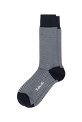 Linley 535685 NavyTwo-Colour Stripe Cotton-Rich Pantherella