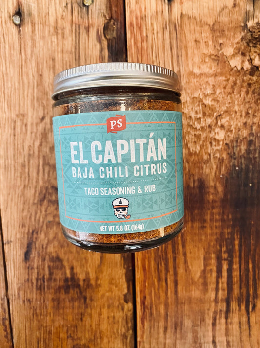 PS Seasoning El Capitan - Baja Chili Citrus Taco Seasoning & Rub