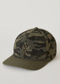 7 Diamonds Olive Camo Performance Cap