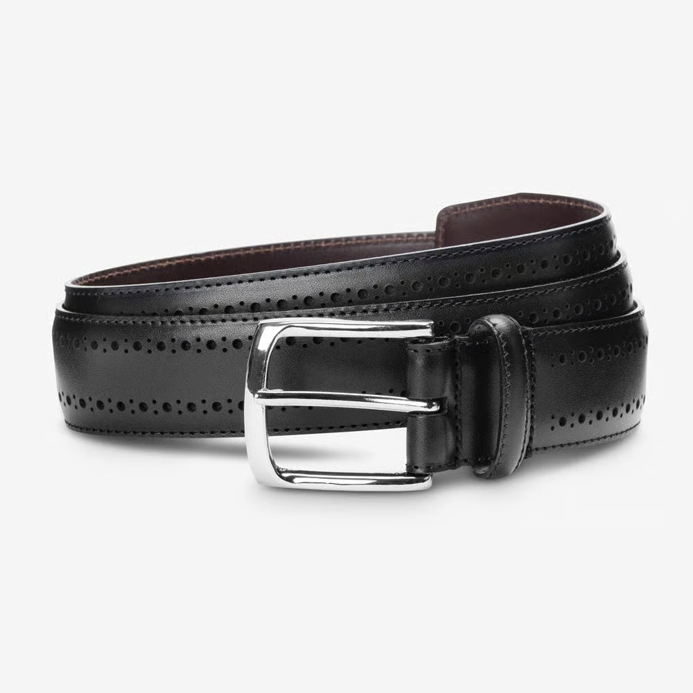 Allen Edmond Black Manistee Dress Belt