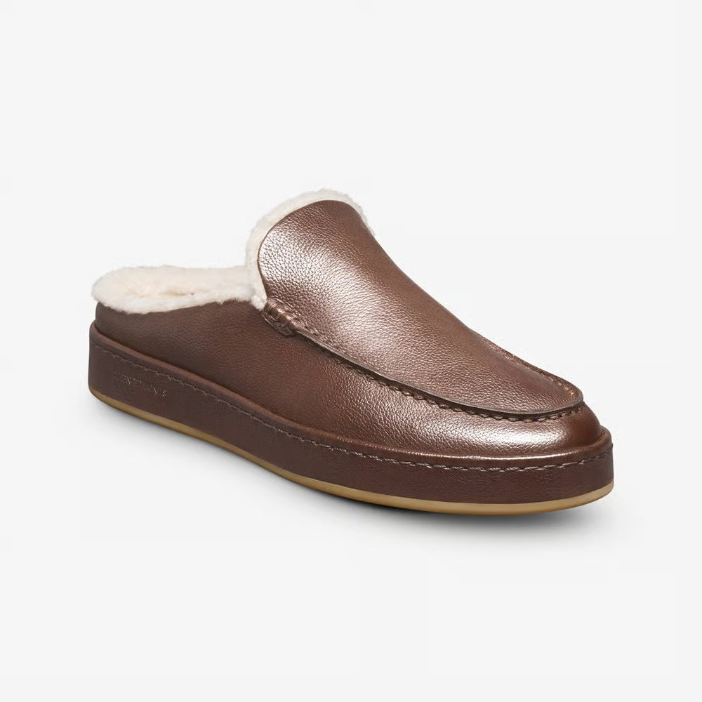 Bowen Slipper Allen Edmonds Brown Leather 8965