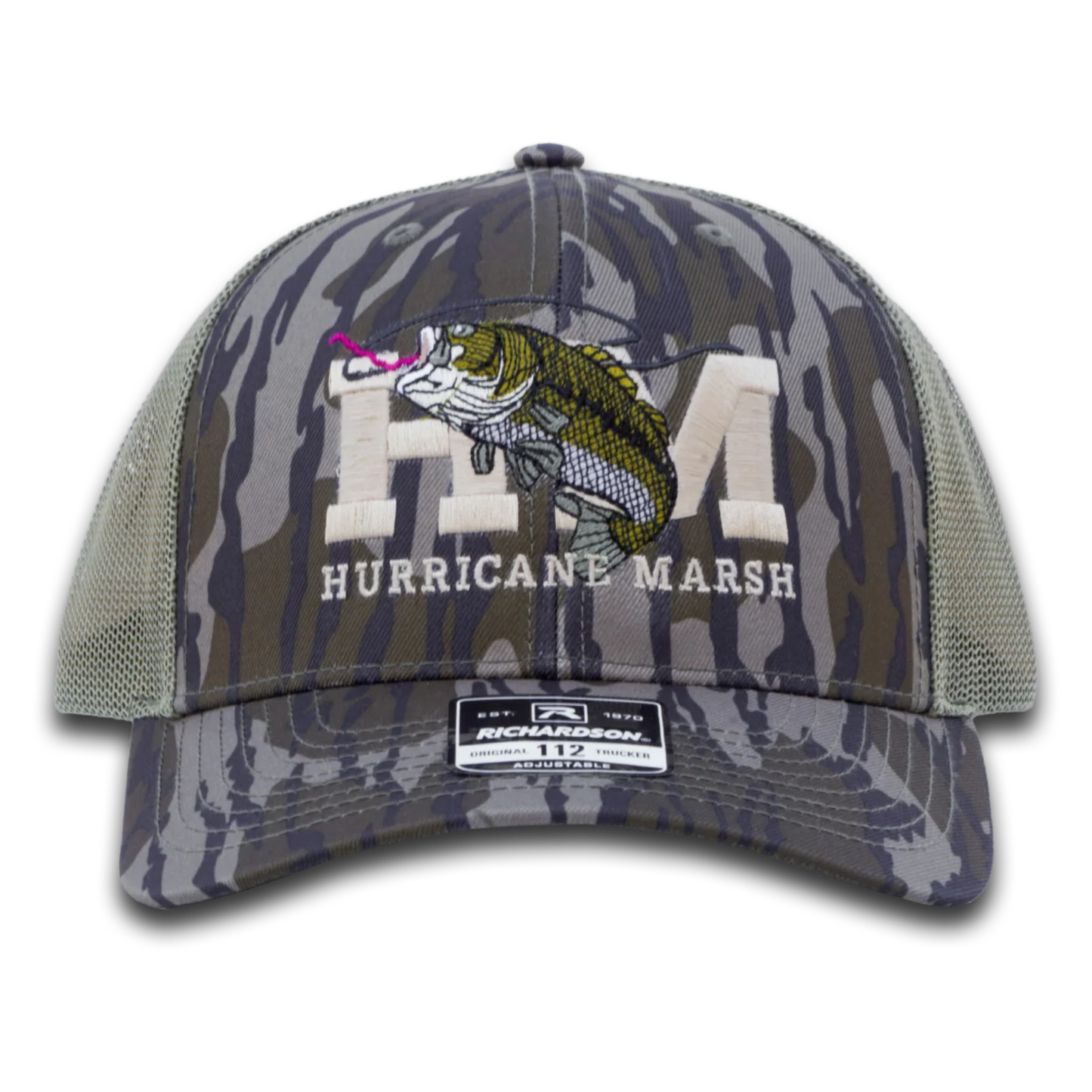 H M The Bass Richardson 112 Hat - Mossy Oak Bottomland