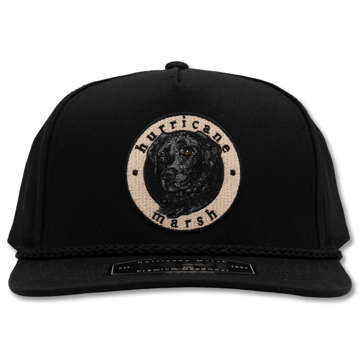 BLKLABHM069 Black Lab Roper Hat HM