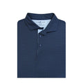 Checkers Performance Polo - Navy with Light Blue Horn Legend