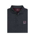 Mississippi State M over S Baseball Logo Four Square Polo - Black