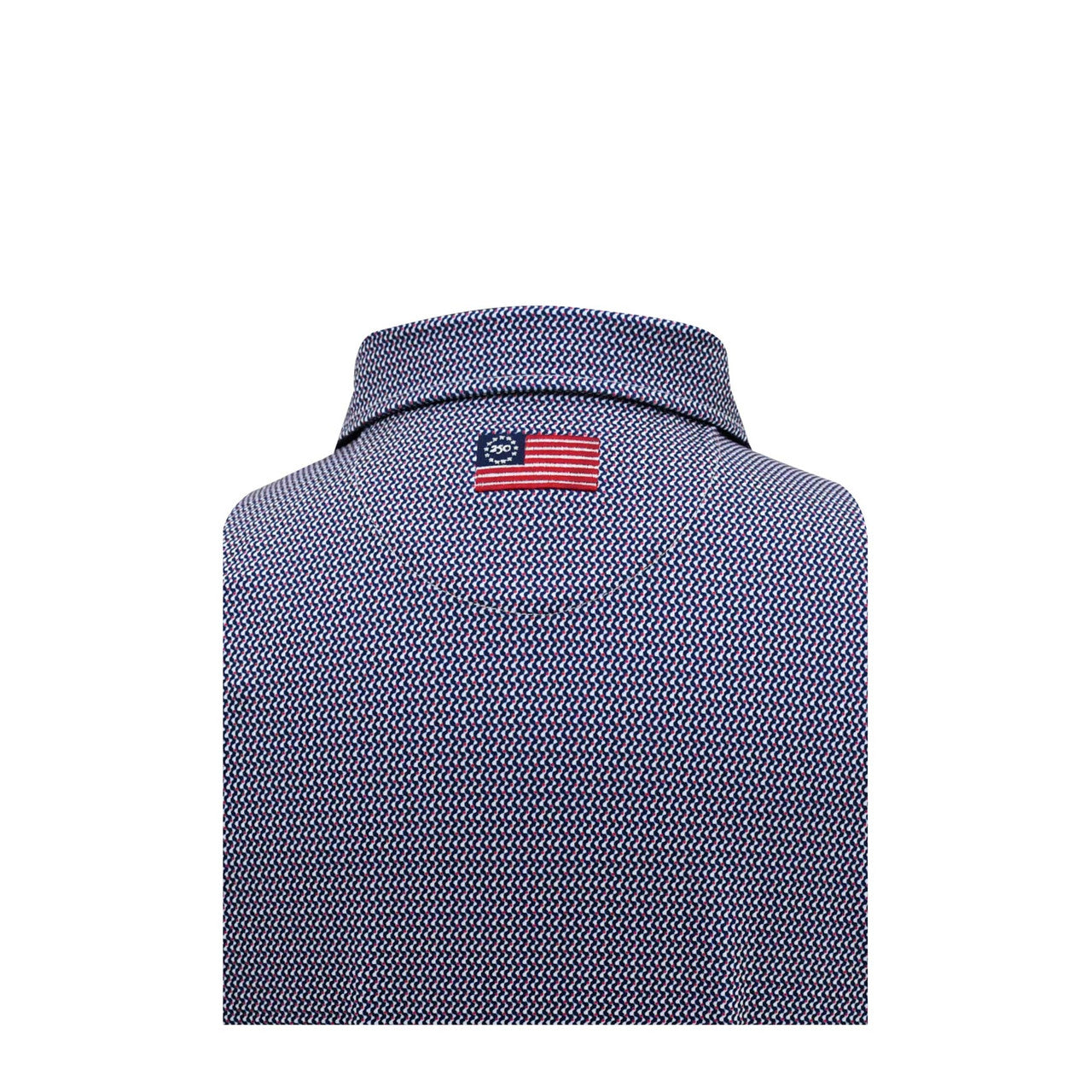 Ripple 250th Edition US Flag Performance Polo – Navy Horn Legend