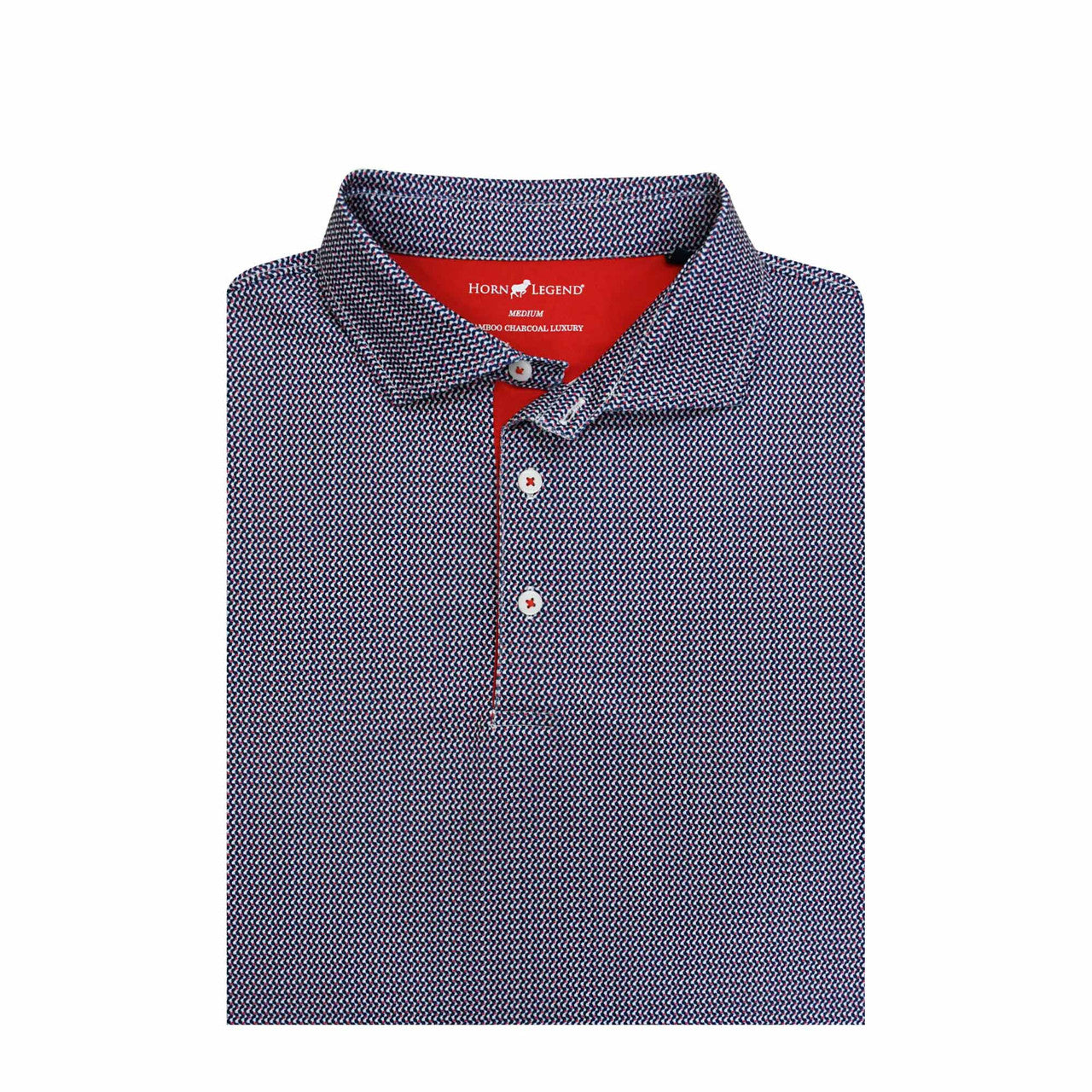 Ripple 250th Edition US Flag Performance Polo – Navy Horn Legend