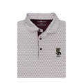 Mississippi State Vintage Walking Bully Print Polo Horn Legend