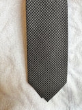 Wool Grey checks Tie Handmade