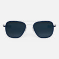 Randolph AI 018  Aviator Fusion - Matte Chrome & Blue Sapphire Inlay & Slate