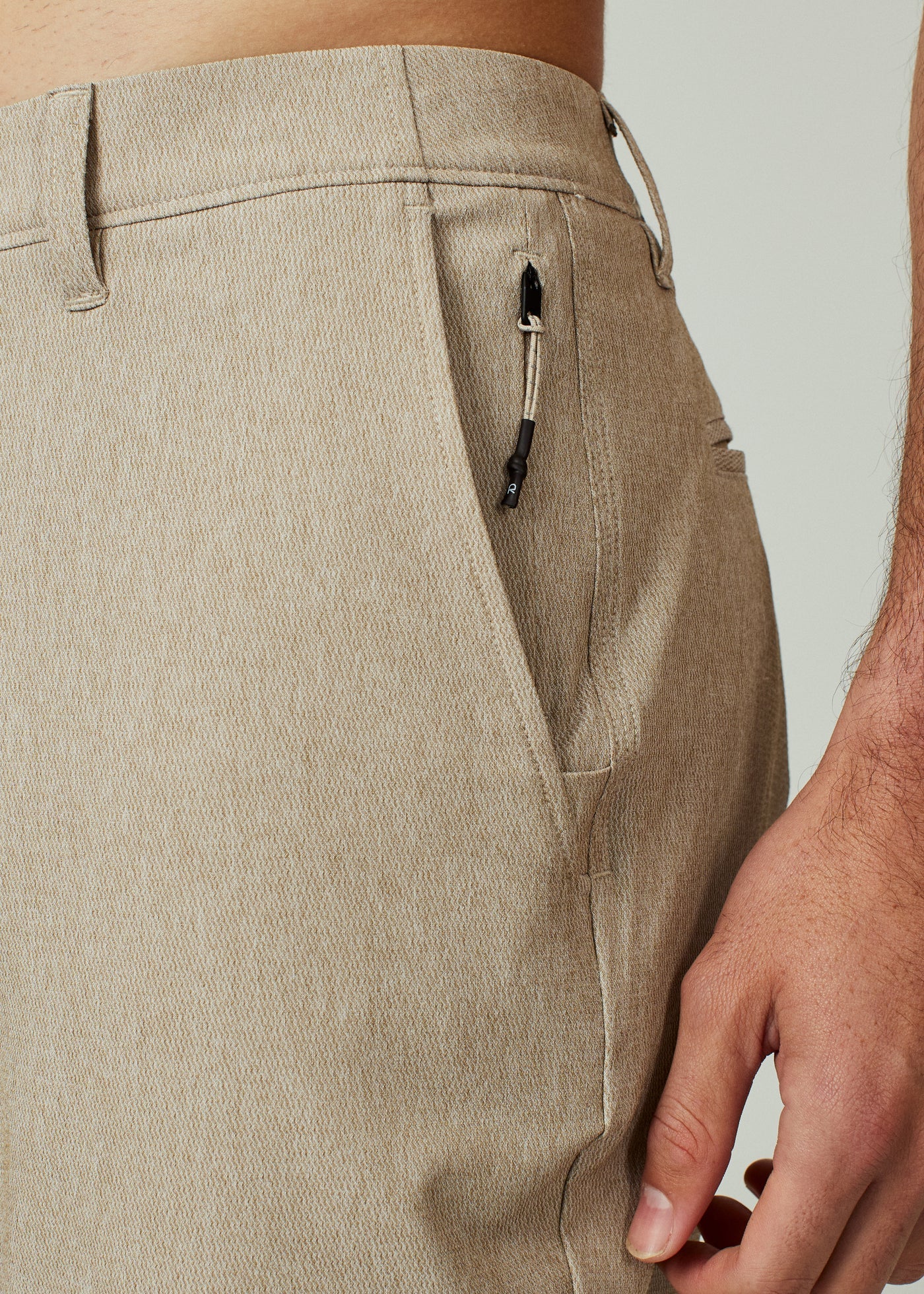 STS7-1167 Khaki Aeroplane 7" Stretch Short 7 Diamond