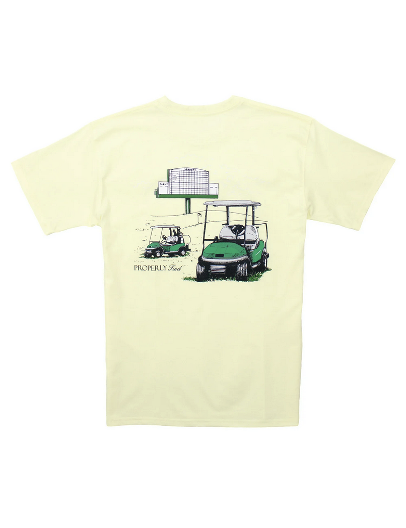 Leaderboard SS T-Shirt Light Yellow