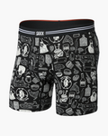Bun Appetit-Black Vibe Xtra Soft Comfort Soft Comfort Boxer Brief 6"