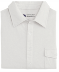 Old School Polo - White With gray collar