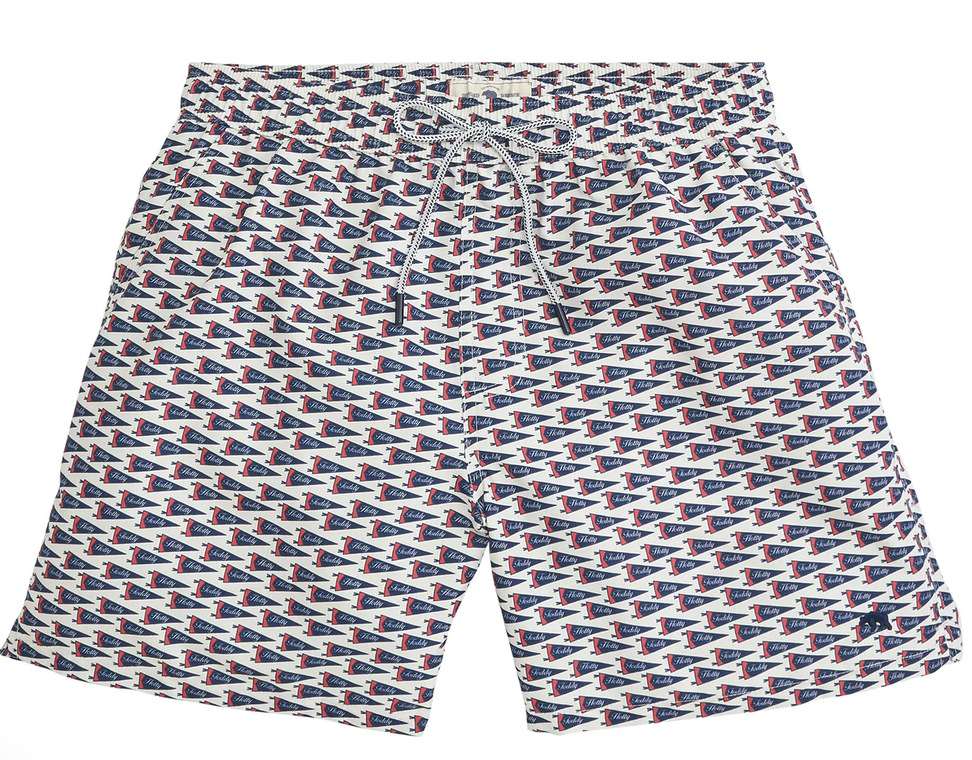 Ole Miss Hotty Toddy Pennant Swim Trunk