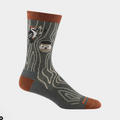 6111 Men's Woody Crew Lightweight Lifestyle Socks