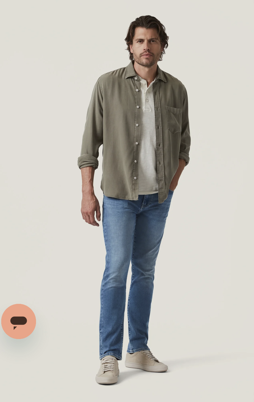 H0031088864 Courage Straight Leg Jeans Mid Rise | Brushed Organic Ultra