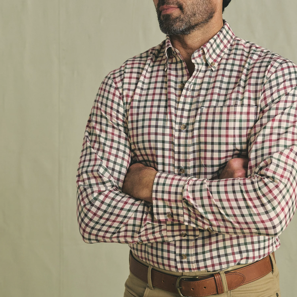 Knapp Cotton Twill Shirt bog Tom Beckbe