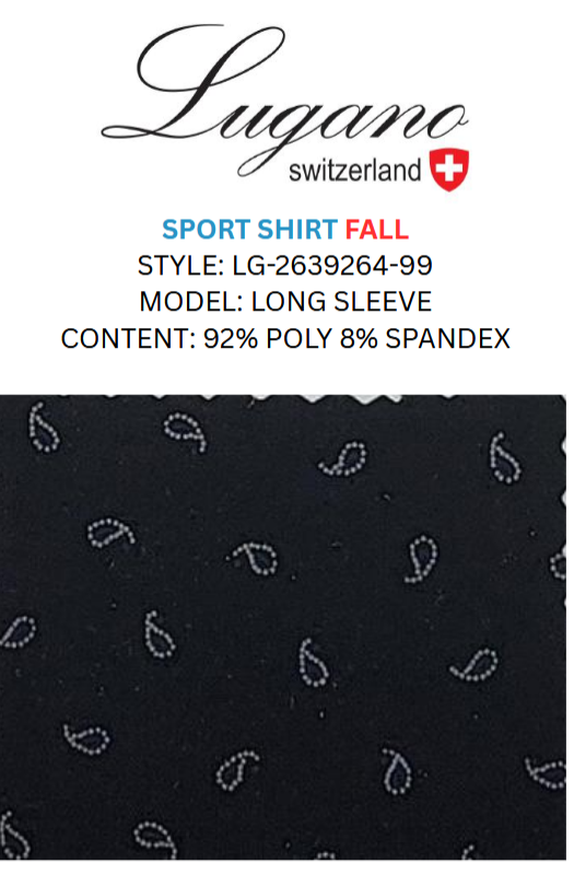 Lugano LG-99 Long Sleeve Black