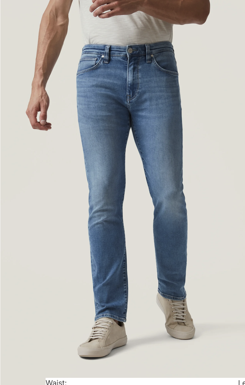 H0031088864 Courage Straight Leg Jeans Mid Rise | Brushed Organic Ultra
