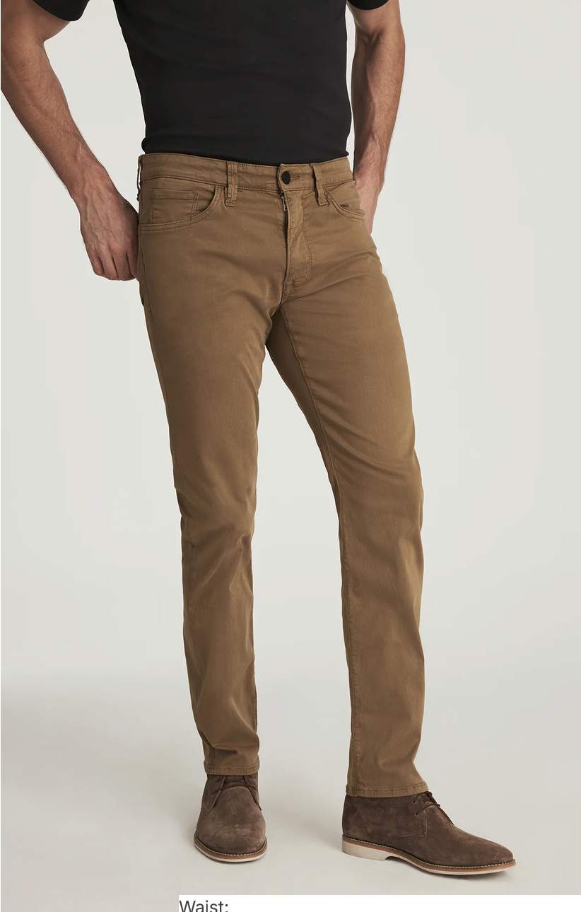 H0031029890 Courage Straight Leg Pants Mid Rise | Tobacco Twill
