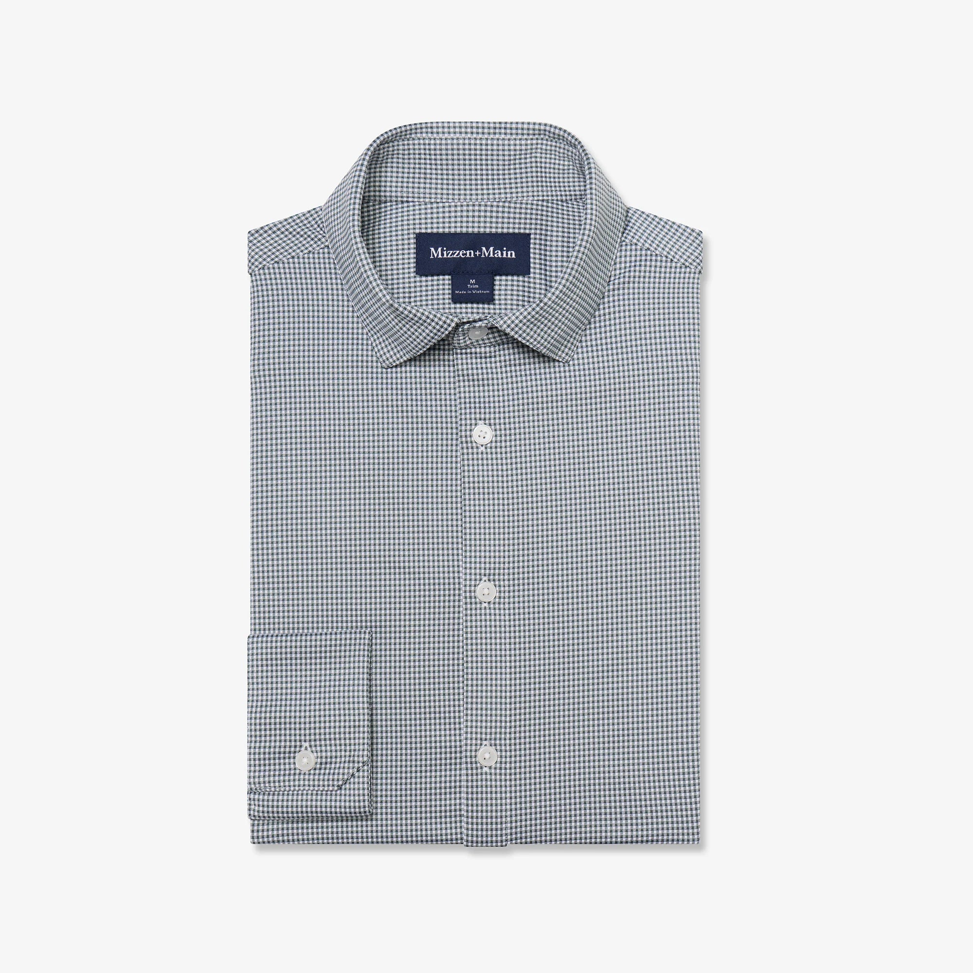 TBU45-HPG Hemlock Peter Gingham Halyard Dress Shirt Mizzen Main