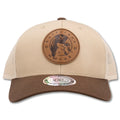 The Retrieve Leather Patch Hat - Khaki/Brown HM