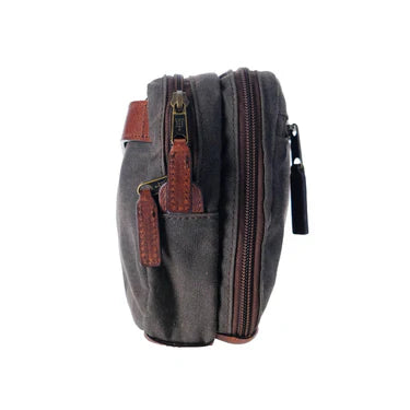 Canvas Hanging Toiletry Bag bark Tom Beckbe ubo44sws