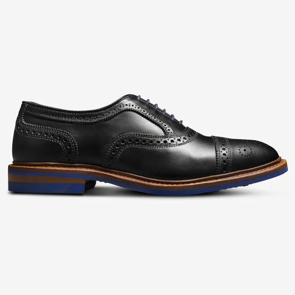 Strandmok Black Cap-toe Oxford with Dainite Rubber Sole 5555