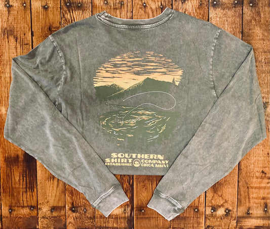 National Parks and Rec LS T-shirt, Dusty Olive