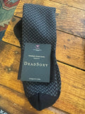Herringbone Black Dead Soxy Dress Sock