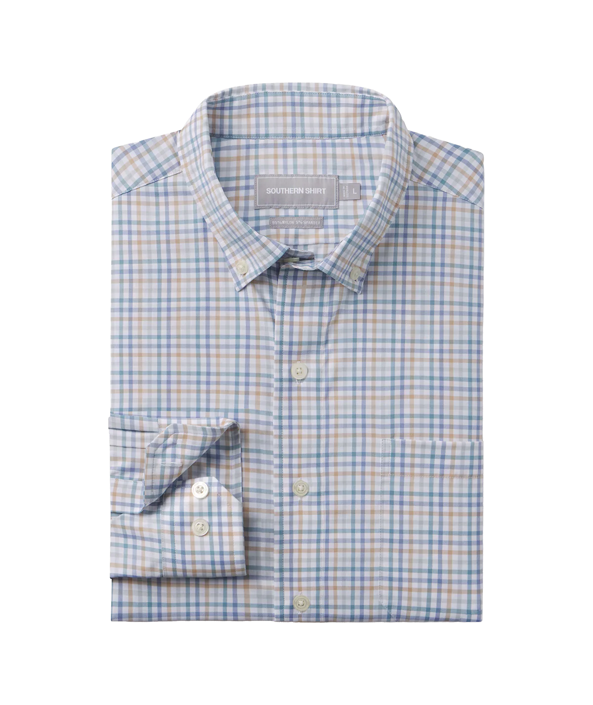 Samford Check Long Sleeve Shirt – Lightweight, Breathable Fall Style Color: Oxford