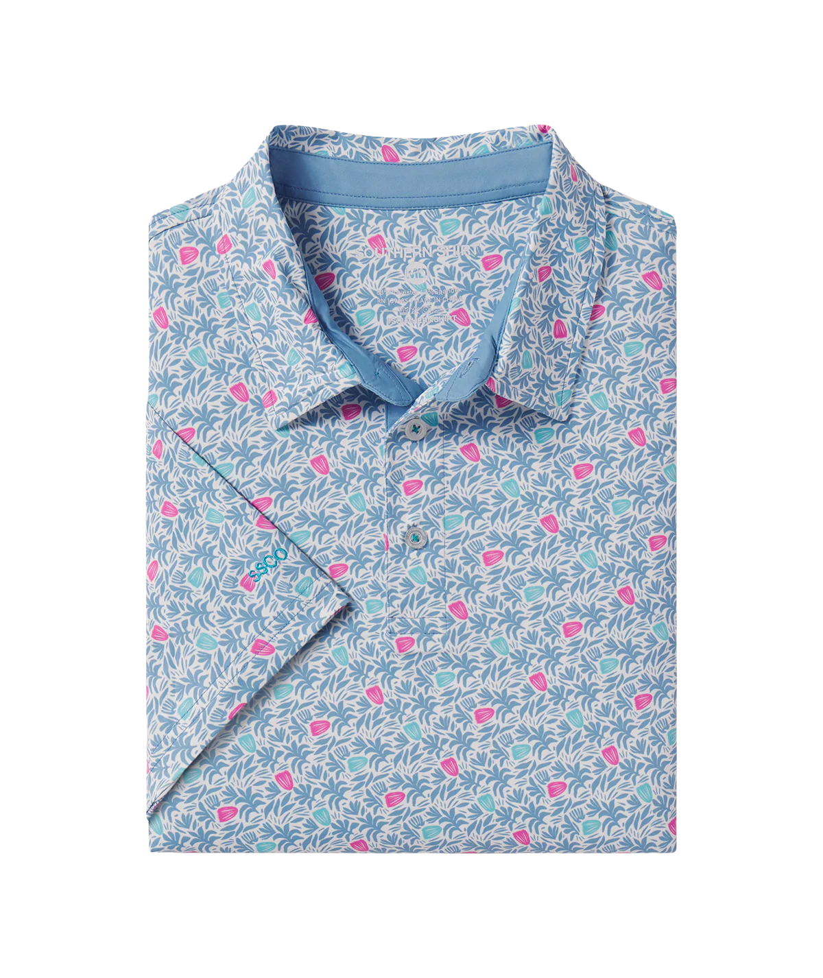 Petal Press Printed Polo SSCO
