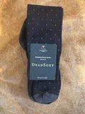Micro Dot Black Dead Soxy Dress Sock