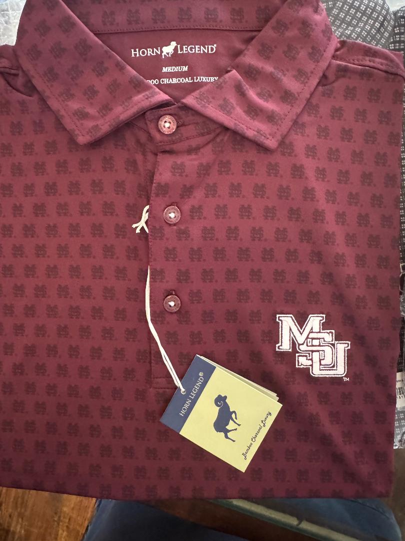 MSU Bulldogs maroon Horn legend