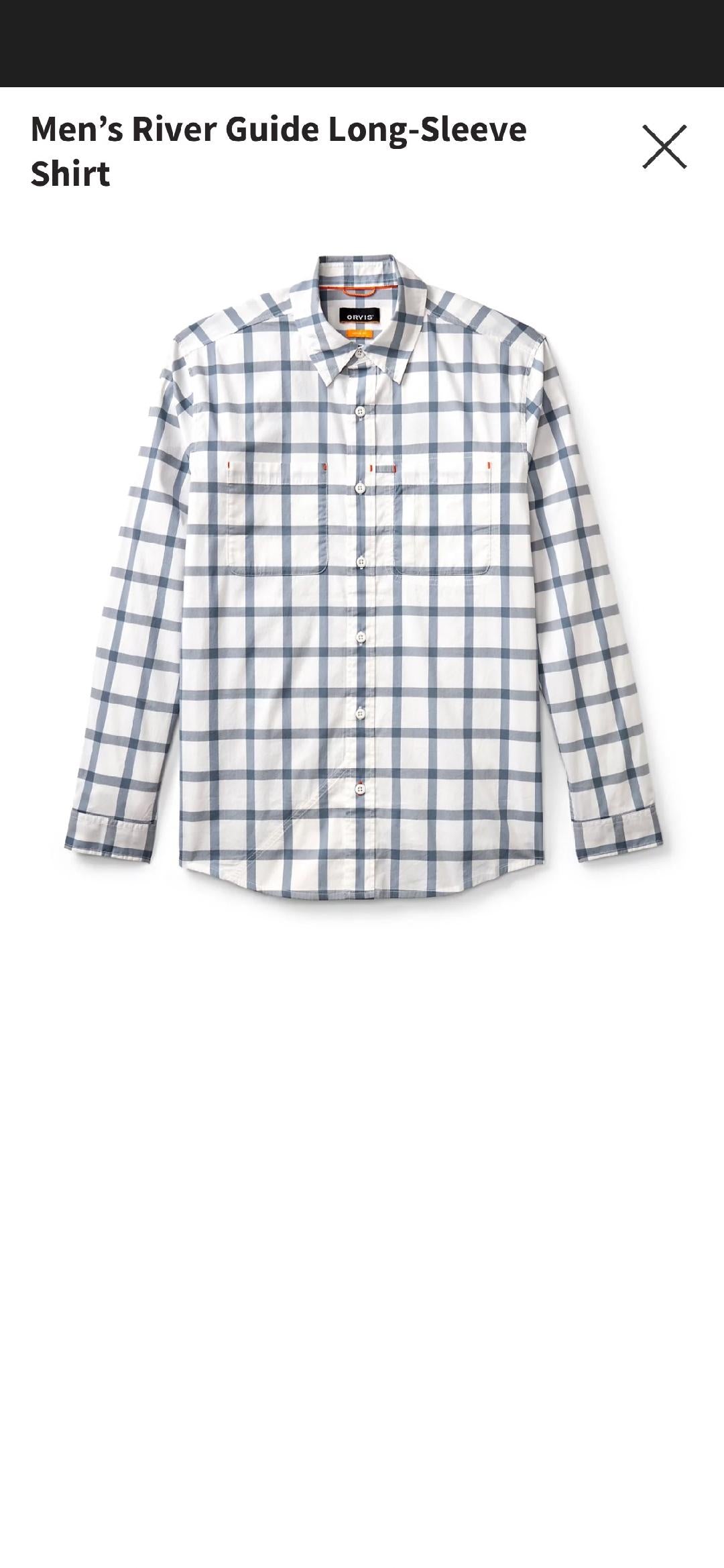 Men’s River Guide Long-Sleeve Shirt Orvis