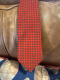 RT26-3318A Geoff Nicholson Silk Tie Orange Taz Wool
