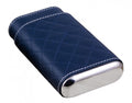 Diamond Stitch Case (Blue w/ White)